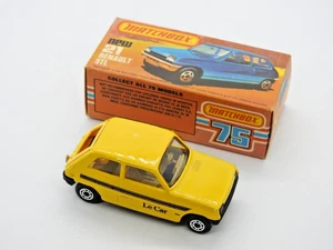 MATCHBOX SUPERFAST RENAULT 5TL LE CAR YELLOW No.21 VN MINT IN VNM K BOX 1978-79 - Picture 1 of 10