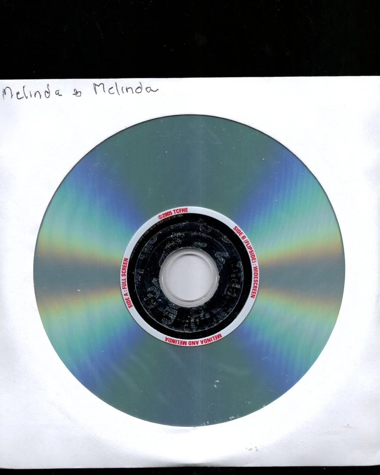 Melinda and Melinda (2004) DVD *DISC ONLY*  = REGION 1 - Will Ferrell - Image 1 of 1