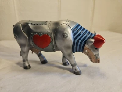 Cow Parade The Wizard of Oz 2002 Tin Man #7242 Tin Cow Westland Collectible - Image 1 of 4
