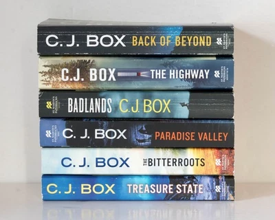 CJ C.J. BOX Cassie Dewell HIGHWAY Complete Series Lot of 6 (#1-6) Set PB Books - Image 1 of 4