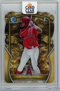 2023 Bowman Chrome NELSON RADA 1st Bowman Gold Nugget Die-Cut /49 - Bild 1 von 2