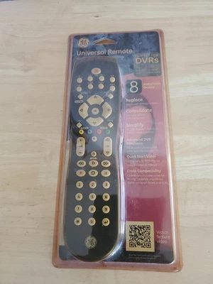 GE Universal Remote Control #26607 Perfect For DVRs 8 A/V Devices Sealed - Image 1 of 4