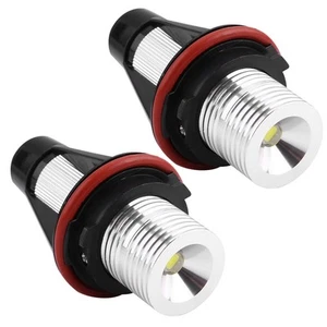 2pcs Angel Eyes Halo Light Bulbs Lamps Xenon White 6000K 5W Angel Eyes LED Light - Picture 1 of 9