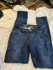 Justice Jeans Dark Wash Blue 106R - Picture 1 of 4
