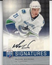 2008-09 Upper Deck Be a Player Signatures Mason Raymond #S-MR Auto