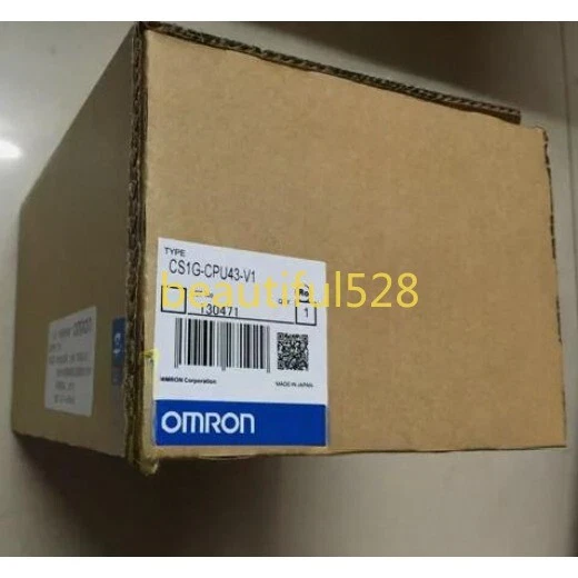 1PC New Omron CS1G-CPU43-V1 PLC In Box Expedited Shipping CS1GCPU43V1 - Image 1 of 1