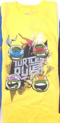 Camiseta Teenage Mutant Ninja Turtles para niños 3 estilos a elegir talla 4, 5-6 y 7 nueva con etiquetas Foto 1 de 4