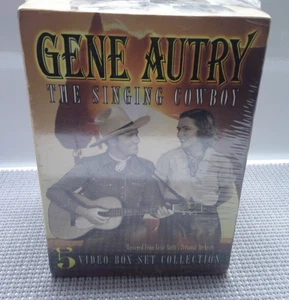 Gene Autry - The Singing Cowboy Collection (VHS/EP, 5-Tape Set) Sealed - Imagen 1 de 7
