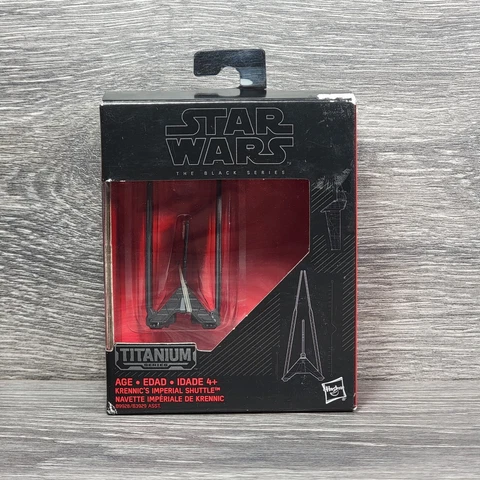 2016 Star Wars Titanium Black Series 3.75" Krennic's Imperial Shuttle #32 Ship Cover