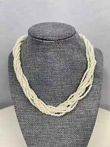 Vintage Trifari Halskette Choker Perlen Kunstperlen Nachlass - Bild 1 von 6