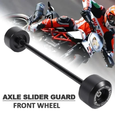 Protector de choque deslizante del eje de la rueda delantera para DUCATI Monster 1200/S/R Multistrada 1260 Foto 1 de 4