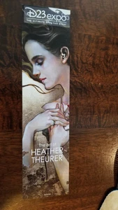 2017 D23 EXPO EXCLUSIVE DISNEY ART PROMO CARD BOOKMARK PRINCESS HEATHER THEURER  - Picture 1 of 1