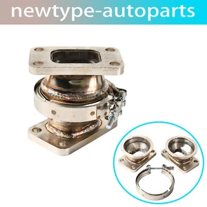 Brida adaptadora de conversión de rotación de acero inoxidable banda V turbo entrada turbo T3 a T3 - Imagen 1 de 9