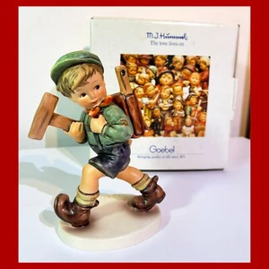 In Box GOEBEL Hummel "THE LITTLE ARCHITECT" BOY #410/1 TMK-7 Figurine - SUPERB! - Picture 1 of 6