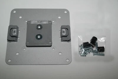 NEW HUMANSCALE M8 M2 SILVER VESA PLATE MONITOR MOUNT 100x100MM M-FLEX W/HARDWARE - Image 1 of 3