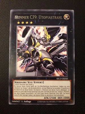 Yu-Gi-Oh! Nummer C39: Utopiastrahl, KICO-DE045, Rare, 1. Auflage, Deutsch, NM - Bild 1 von 4