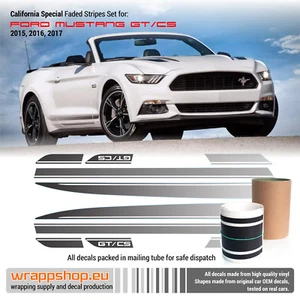 California Special GT/CS Rocker Panel Fade Stripes Graphics 2015 2016 2017 - Picture 1 of 8