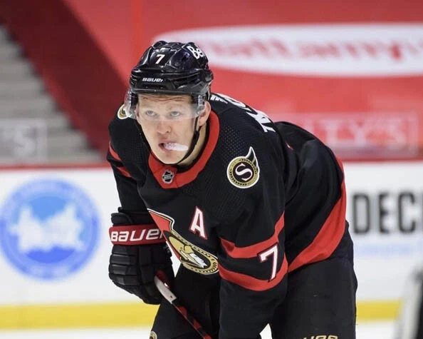 Ottawa Senators BRADY TKACHUK Glossy 8x10 Photo Print NHL Hockey Poster - Image 1 of 1