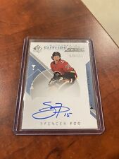 Spencer Foo Future Watch Auto SP Authentic #570/999 2018-19 #168 Calgary Flames