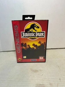 Jurassic Park (Sega Genesis, 1993) Complete used tested - Picture 1 of 3
