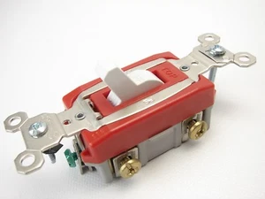 P & S CSB20AC2-I Specification Grade 20A 120/277V 2-Pole Toggle Switch Ivory t68 - Picture 1 of 3