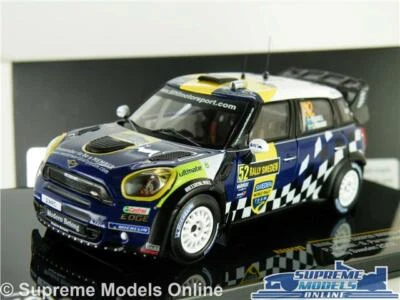 MINI JOHN COOPER WORKS MODEL RALLY CAR 1:43 SCALE 2012 IXO SANDELL SWEDEN 493 K8 - Image 1 of 4