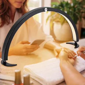 NUOVO 28" Lampada da Tavolo Unghie Mezzaluna a Forma di U Lampada Unghie Mezzaluna LED Bling-Nail - Foto 1 di 17
