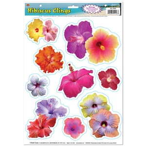 HIBISCUS CLINGS de Beistle Company 54446 - Imagen 1 de 1
