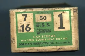 Vintage Dorman Products CAP SCREWS 7/16 x 1 (Partial Box of 39 (U.S.A) - Picture 1 of 4