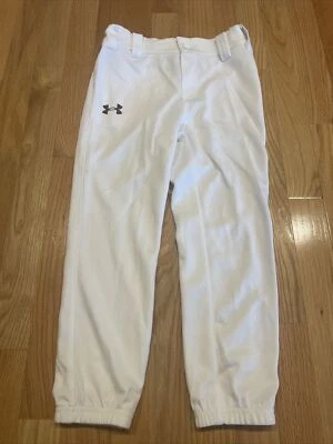 Pantalones de softbol blancos Under Armour para niñas y mujeres talla 6 Foto 1 de 4
