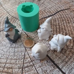 3D Silikonform Wichtel Zwerg Dwarf Imp / Dekoration Bastelform Resin Gießform - Bild 1 von 11