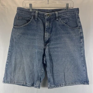 Wrangler Medium Wash blau Denim klassisch bequem Jeansshorts Herren Größe 34 normal - Bild 1 von 13