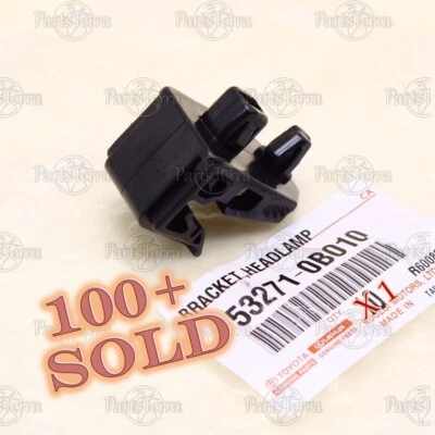 53271-0B010 Soporte de montaje de faros genuino Toyota Tacoma Highlander Lexus RX330 Foto 1 de 4