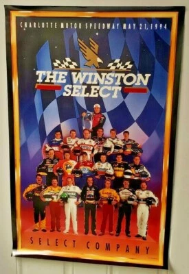 Nascar The Winston Select Charlotte Motorsport Speedway 36.5" x 23" Poster Torn - Image 1 of 4