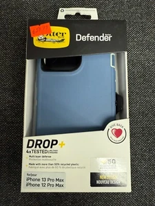 Otterbox Defender series case for iPhone 13 Pro Max and 12 Pro Max Fort Blue NEW - Photo 1 sur 1