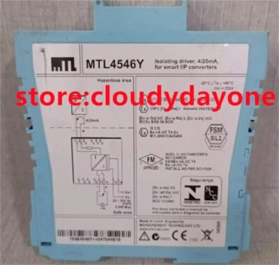 MTL 1PC MTL4546Y  Channel Isolation Barrier With Repeater MTL4546Y New In Box - Image 1 of 2