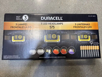 Duracell 575 lúmenes 3 PACK faros 6 modos de iluminación con haz UV Foto 1 de 2