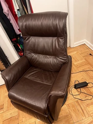 Silla reclinable relajante IMG Chelsea RMS299 mediana potencia cuero marrón oscuro Foto 1 de 4