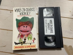 Ronn Lucas Who’s In Charge Here Tv Special VHS Tape Show RARE - Foto 1 di 6
