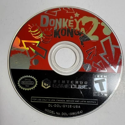 Donkey Konga 2 (Nintendo Gamecube) SOLO DISCO Suelto Probado Limpio ¡Envío Rápido! Foto 1 de 4