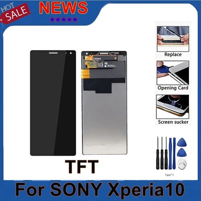 LCD TFT Display For SONY Xperia 10 Touch Screen Digitizer Assembly no Frame Part - Image 1 of 4