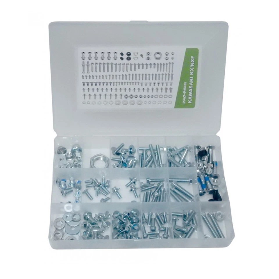 Kit de pernos surtidos Pit Posse PP2709KA Pro para Kawasaki KLX KX 2003-actual Foto 1 de 3