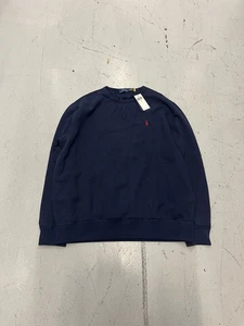 Polo Ralph Lauren klassisches dunkelblaues Sweatshirt mit Rundhalsausschnitt Herren XL neu mit Etikett - Bild 1 von 7