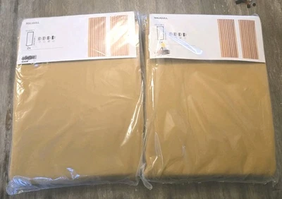 IKEA MAJGULL затемнения шторы 55 x 98 «2 пары, желтый 904.177.87 - новый - Изображение 1 из 2