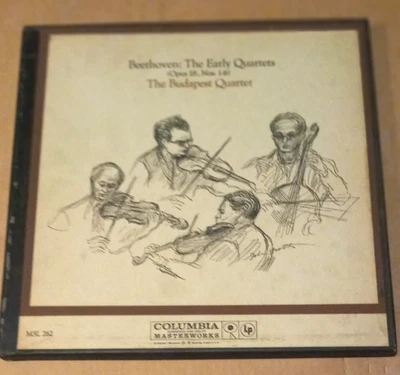 3-LP Box Columbia 6-EYE--Beethoven--BUDAPEST STRING QUARTET w/Poster - Image 1 of 4