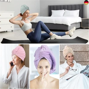 nice homeit Handtuch-Set mit 2 Haar-Turban, 100 % ringgesponnene Baumwolle, - Bild 1 von 2