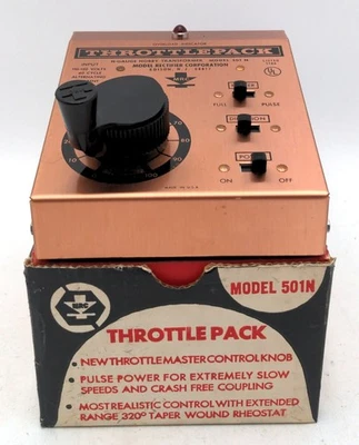 MRC 501N N Scale Throttlepack Train Control EX/Box - Image 1 of 4