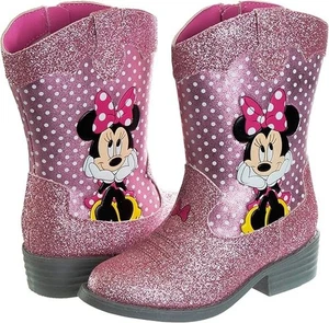Disney Minnie Mouse Cowgirl Westernstiefel Kleinkind kleines Kind - Bild 1 von 6