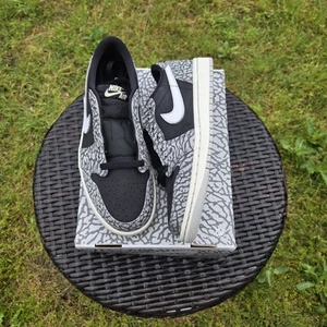 Size 6.5W/5M- Jordan 1 Retro Low Black Cement (Read description and see photo) - Picture 1 of 6