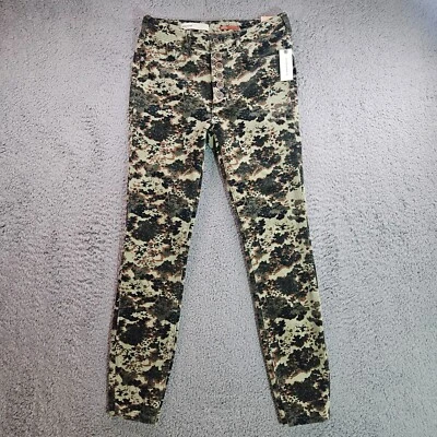 $110 NWT Anthropologie Pilcro Corduroy Pants Sz 27 High Rise Skinny Camo NEW - Image 1 of 4